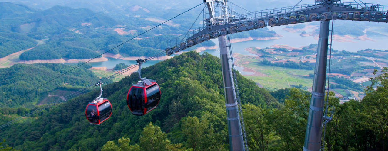 청풍호반 케이블카